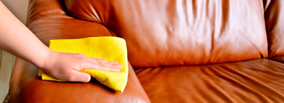 Етапи чистки дивана зі шкіри. Фото, статті